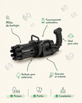 Pistola de Burbujas Automática para Niños | Gatling